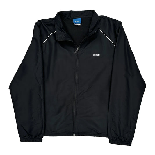 Reebok Windbreaker - XL Black Polyester