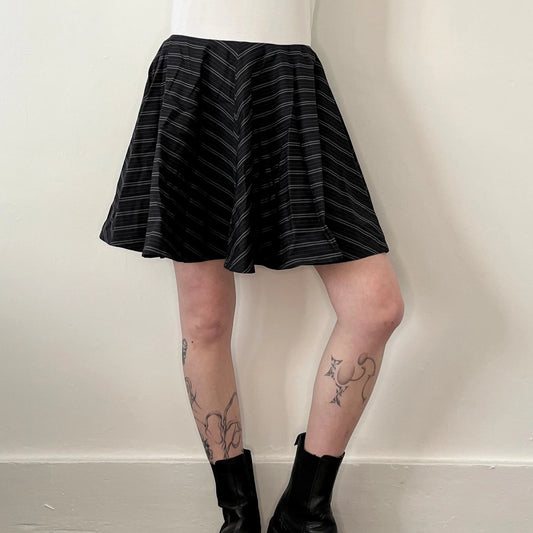 Vintage black Unbranded Mini Skirt - womens 27" waist