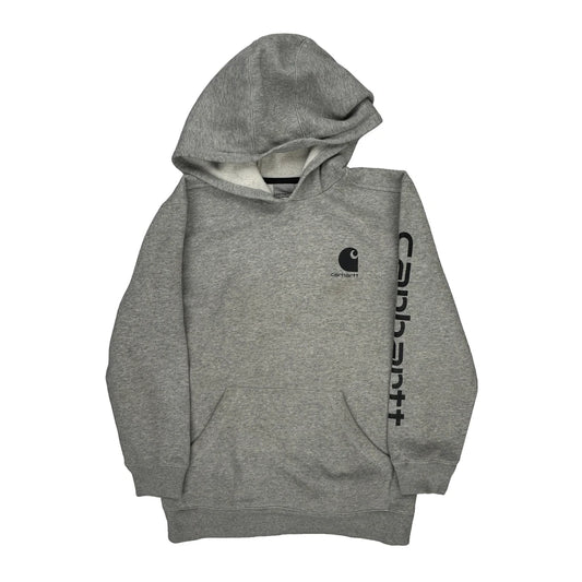 Age 14-16 Carhartt Hoodie - Large Grey Cotton