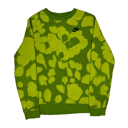 Nike Sweatshirt - XL Green Cotton Blend