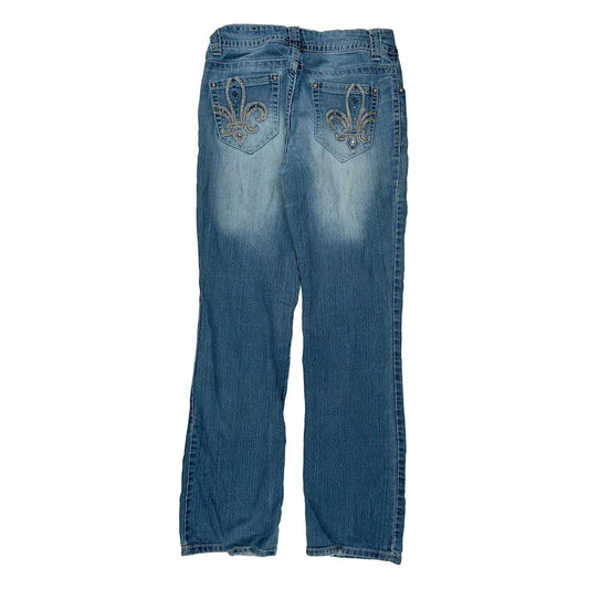 Faded Glory Jeans - 27W 25L Blue Cotton Blend