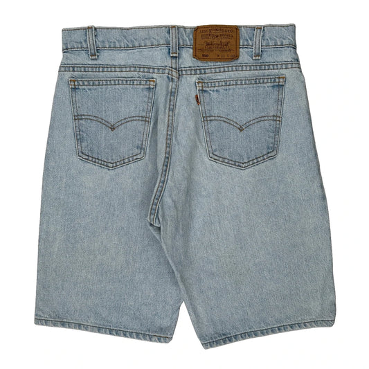 Levis Denim Shorts - 31W 10L Light Wash Denim