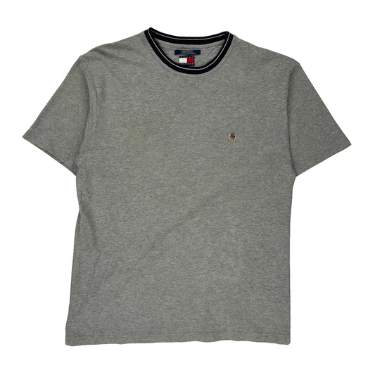 Tommy Hilfiger T-Shirt - XL Grey Cotton