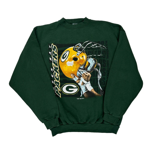 Green Bay Packers Logo 7 Nfl Sweatshirt - XL Green Cotton