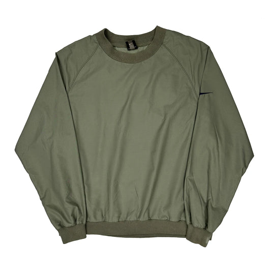 Nike Windbreaker - XL Khaki Polyester