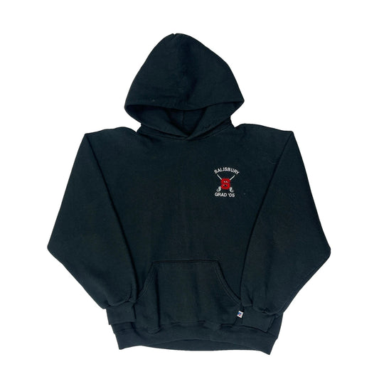 Salisbury Russell Athletic College Hoodie - Large Black Cotton Blend