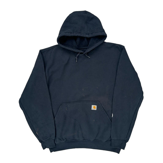 Carhartt Hoodie - Medium Black Cotton Blend