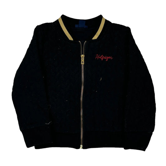 Tommy Hilfiger Bomber Jacket - XS Gold Knitted