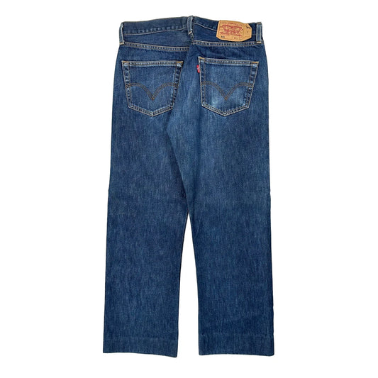 Levis Jeans - 32W 28L Blue Cotton