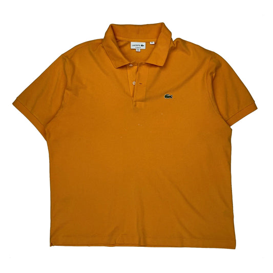Vintage Lacoste Polo Shirt - 3XL Orange Cotton