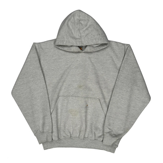 Carhartt K132 Ash Hoodie - Large Grey Cotton Blend