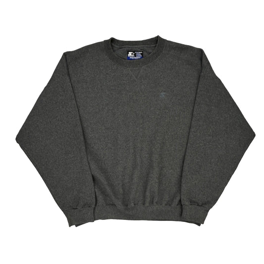Starter Sweatshirt - XL Grey Cotton Blend