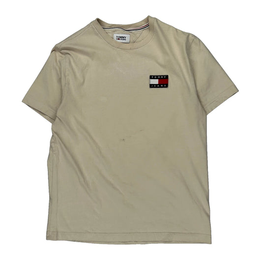 Tommy Jeans T-Shirt - Medium Beige Cotton