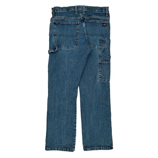Dickies Carpenter Jeans - 32W 29L Blue Cotton Blend