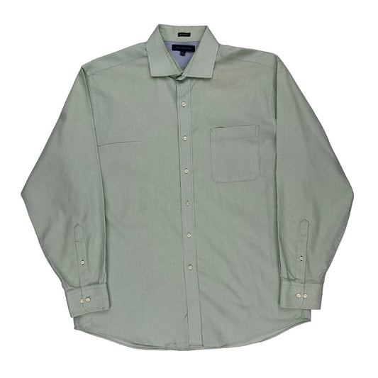 Tommy Hilfiger Shirt - Large Green Cotton