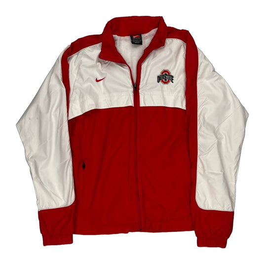 Age 12-14 Ohio State Nike Track Jacket - Large Red Polyester