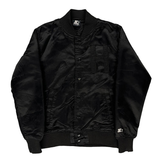 Starter Bomber Jacket - Small Black Nylon