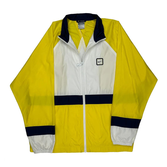 Vintage Age 8-10 Nike Windbreaker - Medium Yellow Polyester
