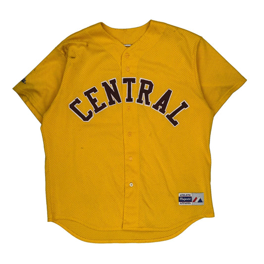 Majestic College Jersey - 2XL Yellow Polyester