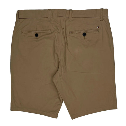 Tommy Hilfiger Slim Fit Chino Shorts - 33W 9L Beige Cotton