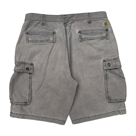 Carhartt Cargo Shorts - 38W 9L Grey Cotton