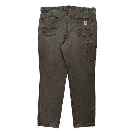 Carhartt Trousers - 38W 31L Grey Cotton Blend