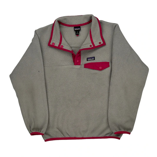 Synchilla Patagonia Fleece - Large Grey Polyester