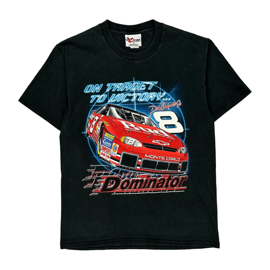 Budweiser Chase Authentics Nascar T-Shirt - Medium Black Cotton