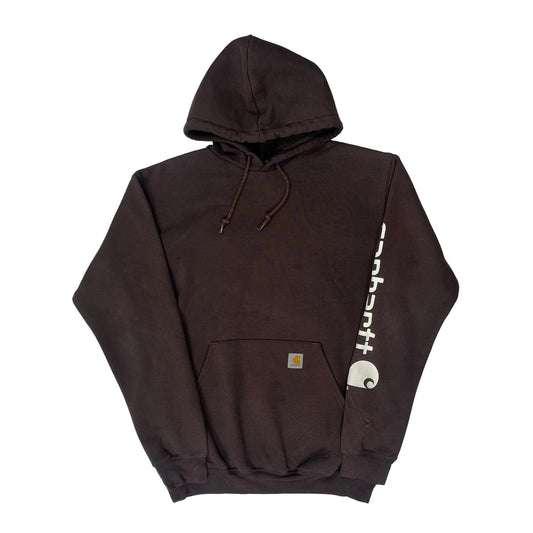 Carhartt Hoodie - Medium Brown Cotton Blend