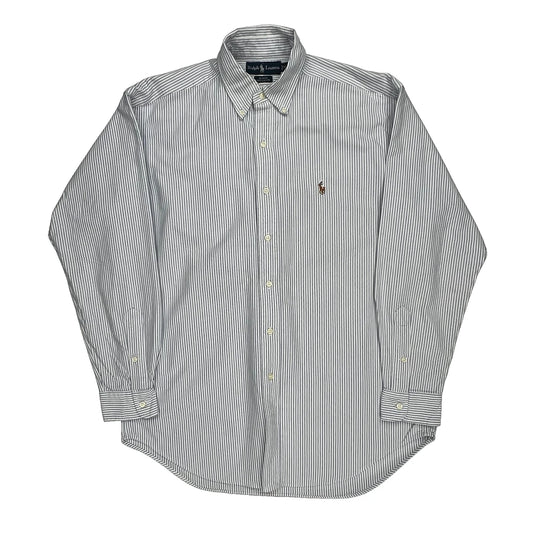 Blake Ralph Lauren Striped Shirt - Medium Blue Cotton