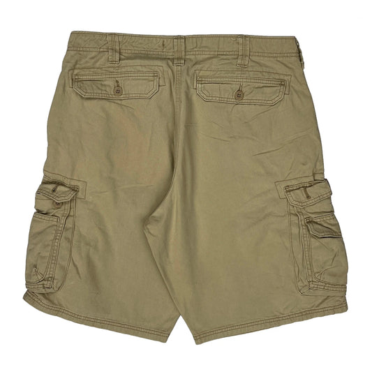 Lee Cargo Shorts - 34W 10L Beige Cotton