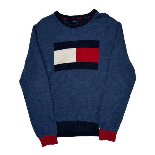 Tommy Hilfiger Jumper - Large Red Cotton