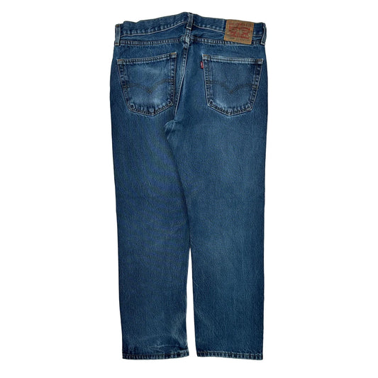 505 Levis Jeans - 34W 29L Blue Cotton