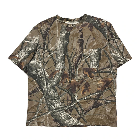 Outfitters Ridge T-Shirt - Large Camo Cotton