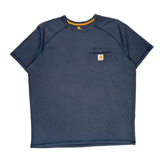 Carhartt T-Shirt - XL Blue Cotton