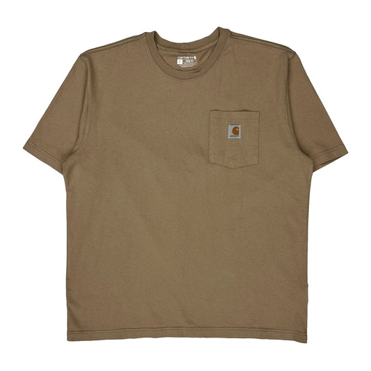 City Church Carhartt T-Shirt - Large Brown Cotton