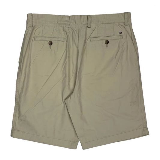 Tommy Hilfiger Chino Shorts - 34W 10L Beige Cotton