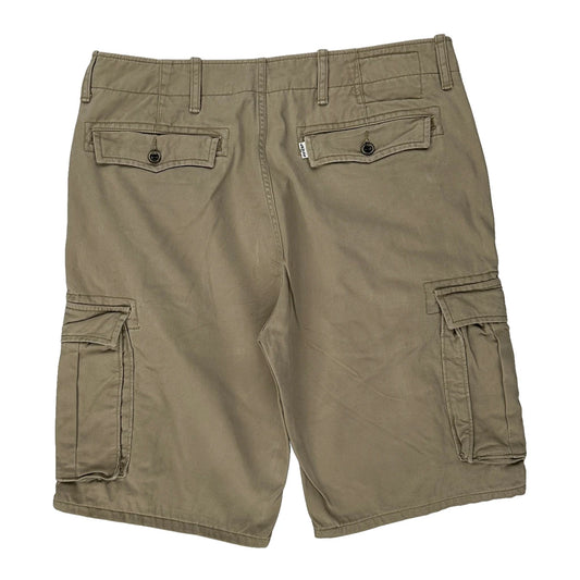Levis Cargo Shorts - 34W 11L Khaki Cotton