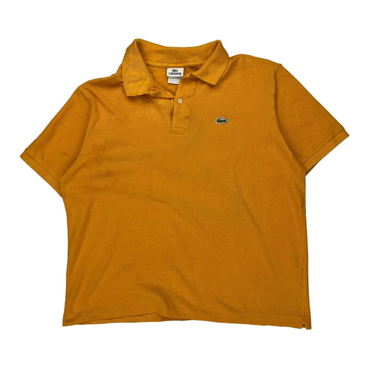 Lacoste Polo Shirt - 2XL Orange Cotton