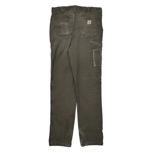 Carhartt Carpenter Trousers - 34W 36L Grey Cotton