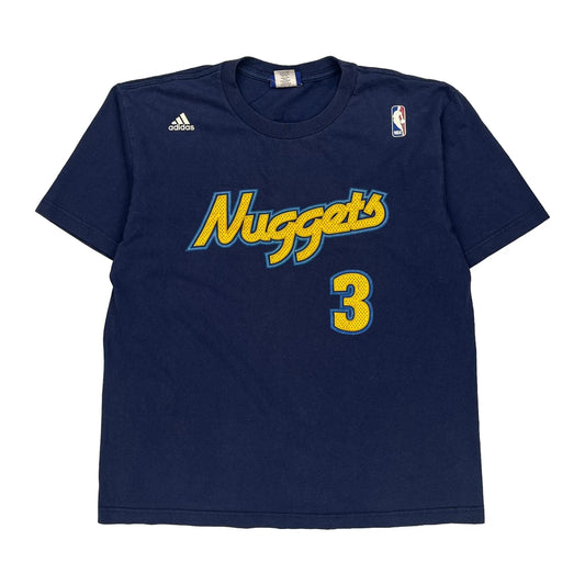 Denver Nuggets Reebok Nba T-Shirt - Medium Navy Cotton