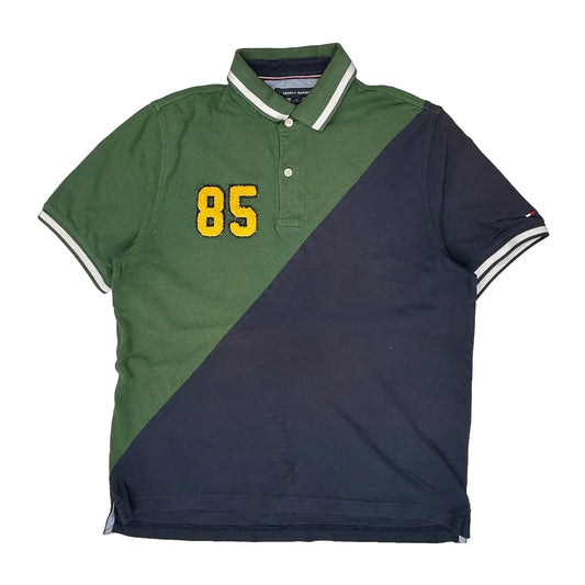 Vintage Kids Tommy Hilfiger Polo Shirt - Medium Green Cotton