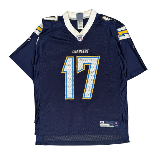 Chargers Reebok Nfl Jersey - XL Navy Polyester