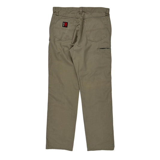 Wrangler Cargo Trousers - 34W 32L Khaki Cotton