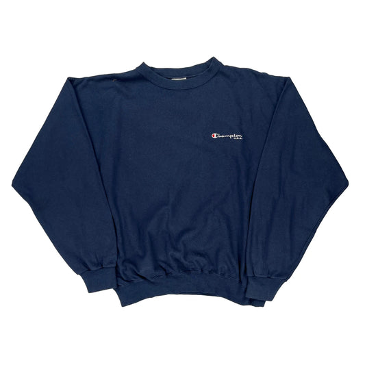 Champion Sweatshirt - XL Blue Cotton