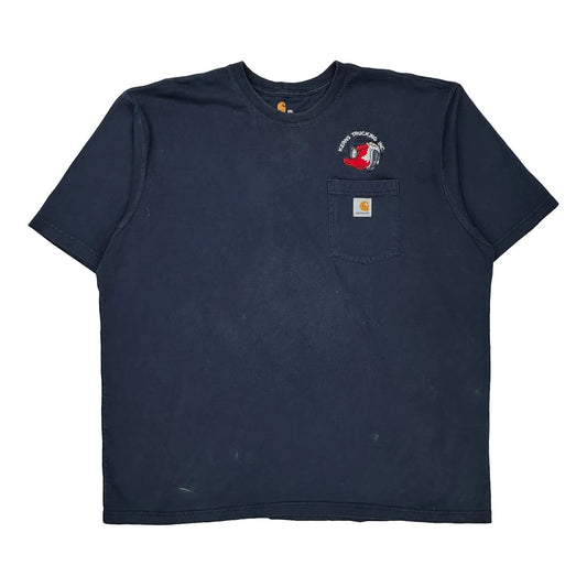 Kerns Trucking Inc Carhartt T-Shirt - 2XL Navy Cotton