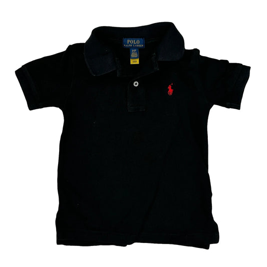 Age 2 Polo By Ralph Lauren Polo Shirt - 3XS Black Cotton