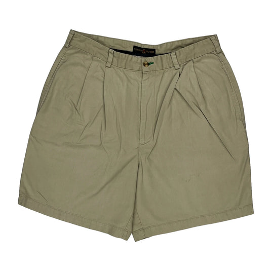 Tommy Hilfiger Chino Shorts - 34W 7L Beige Cotton