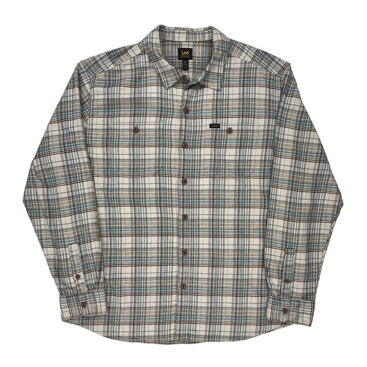 Lee Checked Shirt - 2XL Multicoloured Cotton