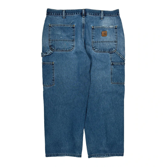 Carhartt Carpenter Jeans - 38W 30L Blue Cotton